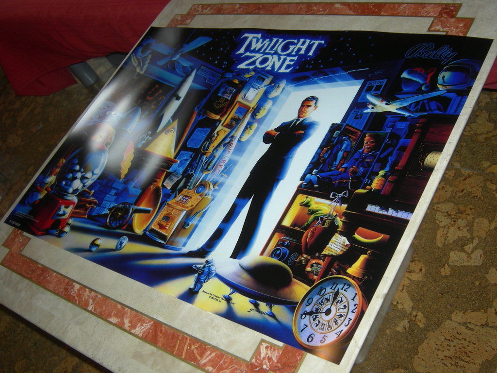Several pinball translites printed reproduction for "N. user
